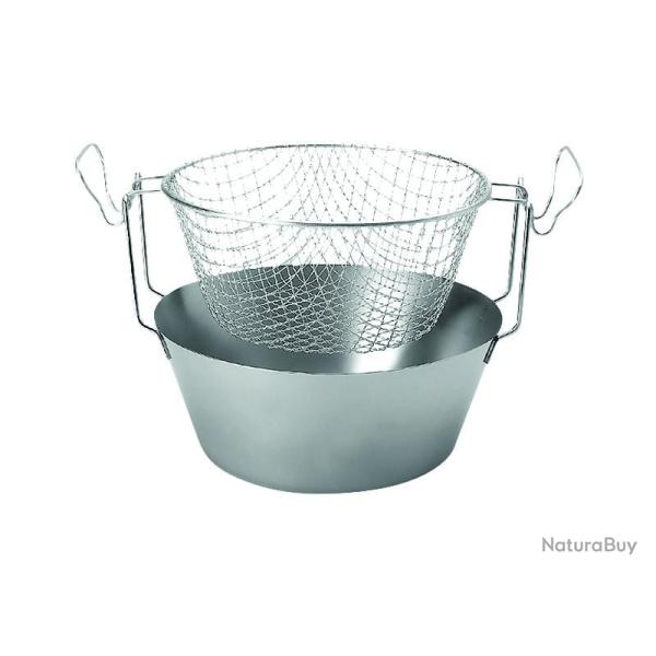 Friteuse panier 2L Artame inox 18/10 tout feux fond thermique