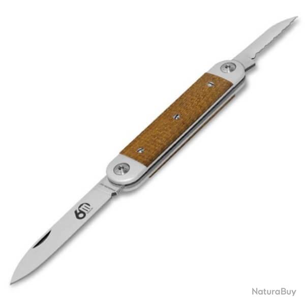 Couteau pliant Maserin gamme "Sessantesimo" jaune 195.MCG