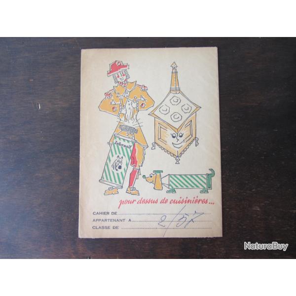 Prot�ge cahier publicitaire Zebrasif 1950