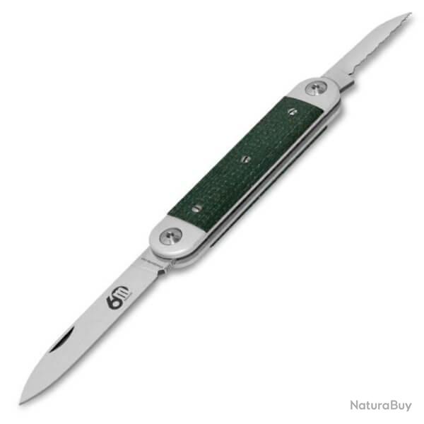 Couteau pliant Maserin gamme "Sessantesimo" vert 195.MCV