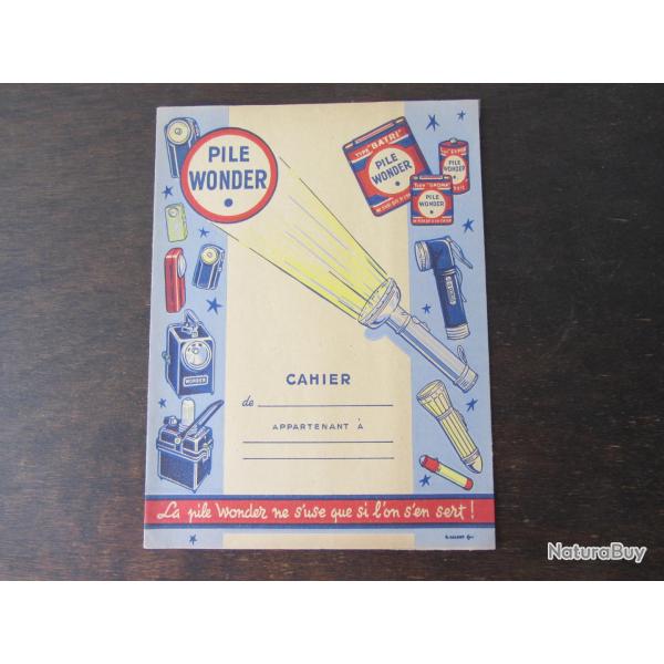 Prot�ge cahier publicitaire Wonder 1950