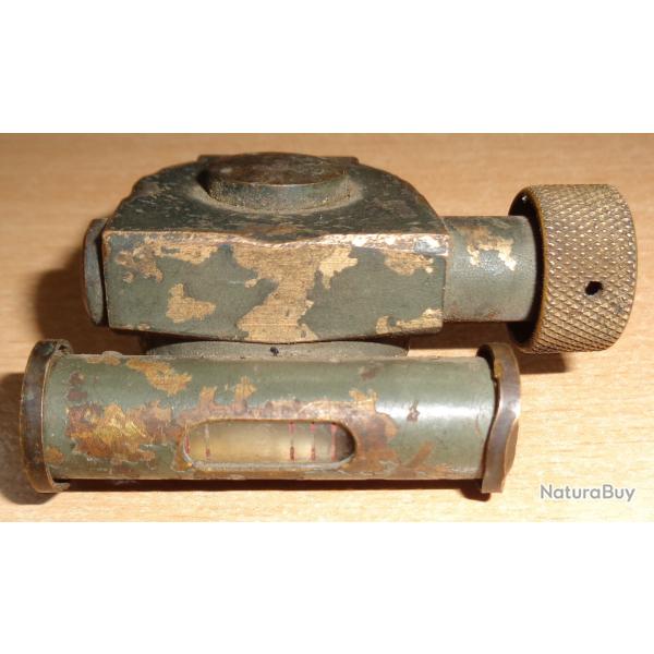 morceau de lunette de vis�e pour mitrailleuse anglaise