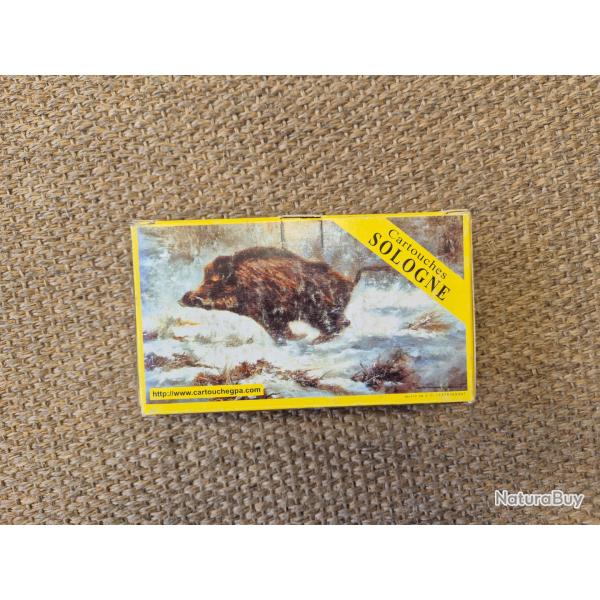 MUNITION SOLOGNE CAL 9,3X74R  NOSLER PARTITION