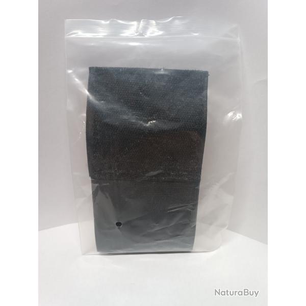 Porte garrot velcro ceinturon/porte plaque noir