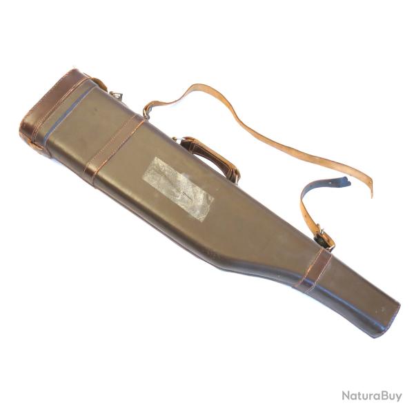 Fourreau cuir  pour fusil de chasse ref ch 155