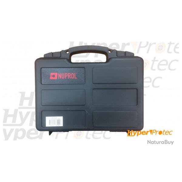 Malette de transport NUPROL pour arme de poing � glissi�re - Noir