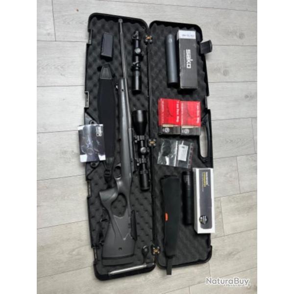 Sako s 20 calibre 7 rm Lunette fuzyon 3x12x56 mod�rateur de son sako