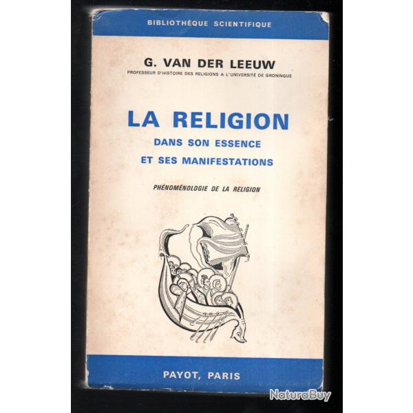 la religion dans son essence et ses manifestations de Gerard van der Leeuw