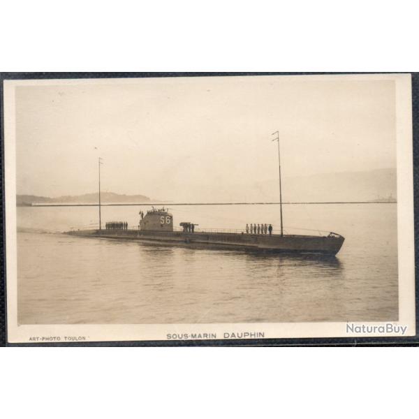 CPA - MARINE DE GUERRE -  Sous - Marin " DAUPHIN " N�1501