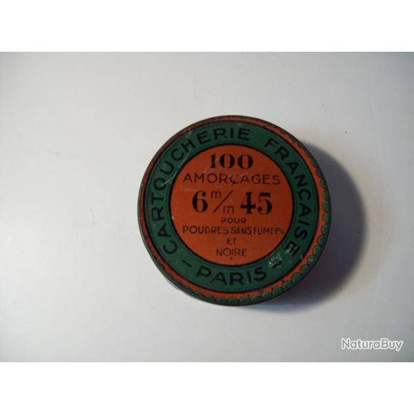 boite amorces 6.45 cartoucherie francaise