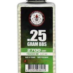 Bouteille 2700 Billes Tra&ccedil;ante Verte (G&G) 0.25 Non