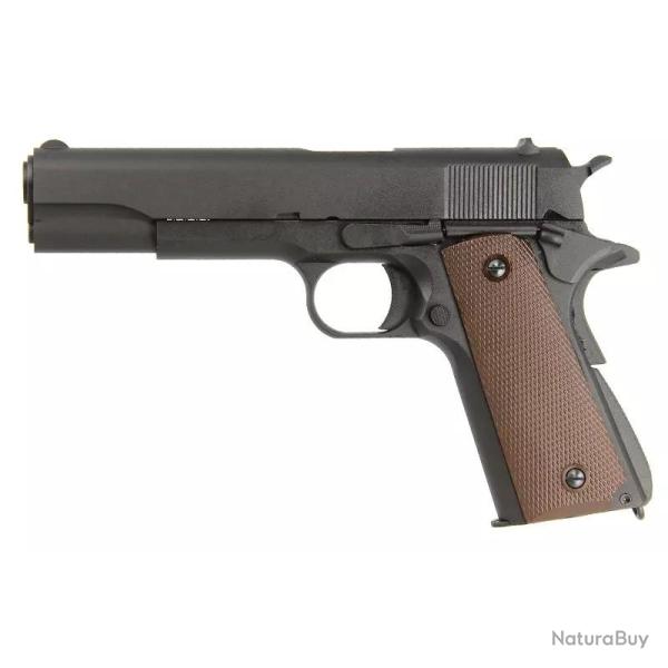 1911 Military Gaz (KJ Works) Noir