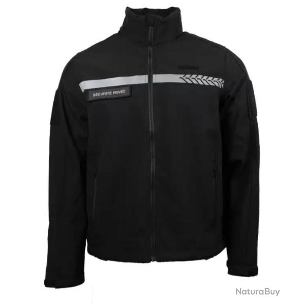 Blouson Soft shell S�curit� bandes grise