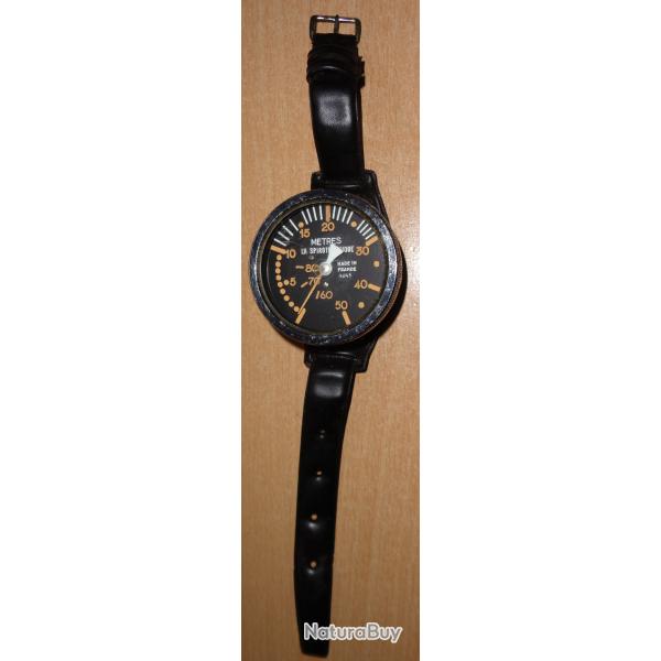 Ancien profondim�tre � aiguille de la spirotechnique