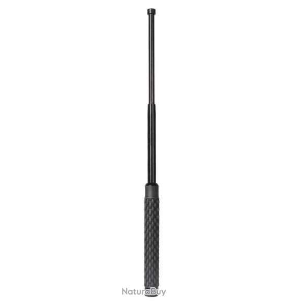 Matraque telescopique Clovx 21 en acier tremp 535mm poigne caoutchouc + tui