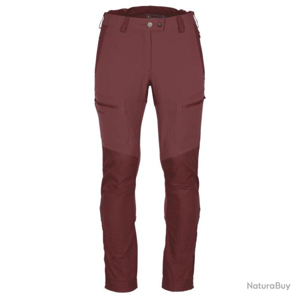 Promo ! Pantalon Rando Rouge pour Femme Hybride Finnveden Pinewood