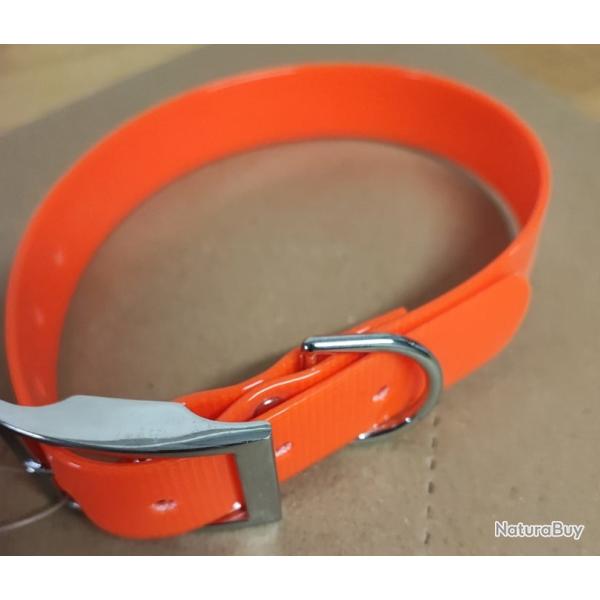 Collier pour chien ASTRO - Orange brillant