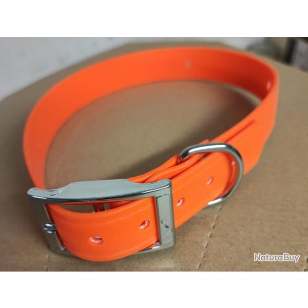 Collier pour chien ASTRO - Orange mat