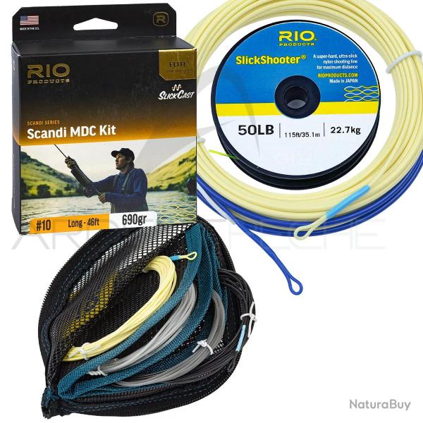 Soie RIO Elite scandi MDC Kit long 10