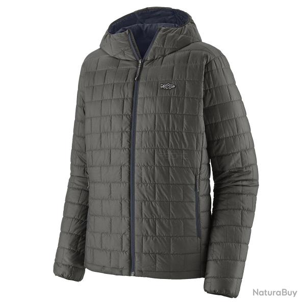 Veste PATAGONIA M's Nano Puff Fitz Roy Trout Hoody FGE L