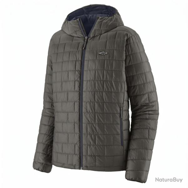 Veste PATAGONIA M's Nano Puff Fitz Roy Trout Hoody FGE L