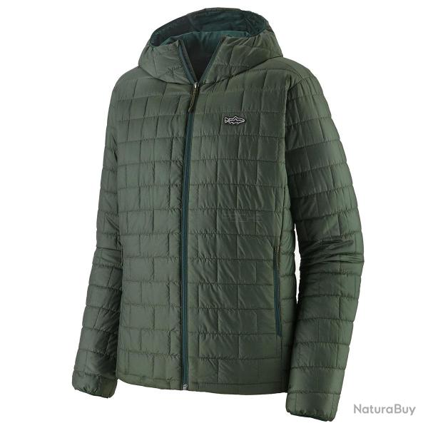 Veste PATAGONIA M's Nano Puff Fitz Roy Trout Hoody OLGG M