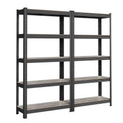 &Eacute;tag&egrave;re charge lourde &agrave; 5 niveaux 150 x 75 x 30 cm charge totale 650 kg (130 kg/niveau) &eacute;tag&egrave;re de