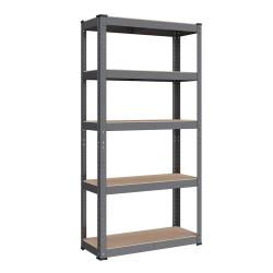 &Eacute;tag&egrave;re charge lourde &agrave; 5 niveaux 150 x 75 x 30 cm charge totale 650 kg (130 kg/niveau) &eacute;tag&egrave;re de