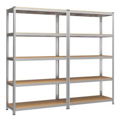 &Eacute;tag&egrave;re charge lourde &agrave; 5 niveaux meuble de rangement en acier montage sans outil &eacute;tag&egrave;re de garage