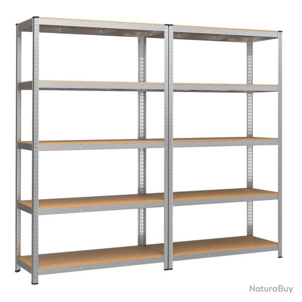 �tag�re charge lourde � 5 niveaux meuble de rangement en acier montage sans outil �tag�re de garage