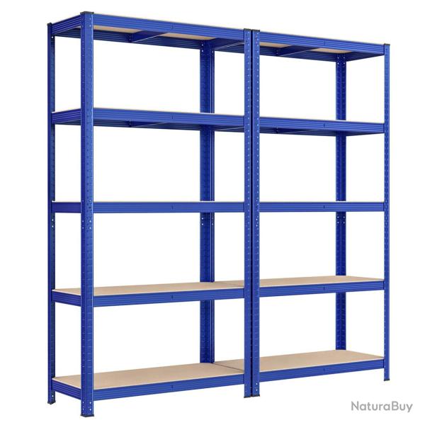 �tag�re charge lourde m�tallique 180 x 90 x 40 cm 5 niveaux charge totale 875 kg (175 kg/niveau) �t