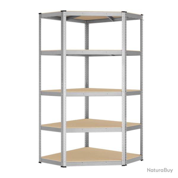 tagres d'angle  5 niveaux tagres de rangement en acier charge lourde garage entrept capacit