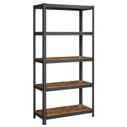 &Eacute;tag&egrave;re charge lourde m&eacute;tallique 180 x 90 x 40 cm 5 niveaux charge totale 875 kg (175 kg/niveau) &eacute;t