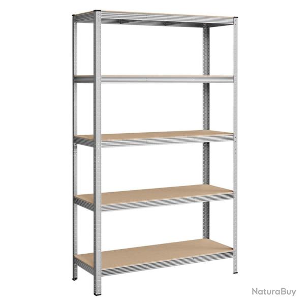 tagre charge lourde  5 niveaux meuble de rangement en acier montage sans outil tagre de garage