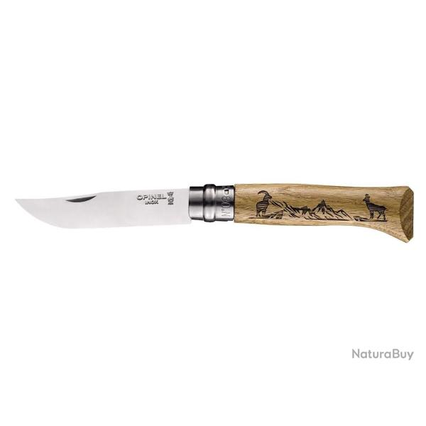 Opinel N�08 Inox Chamois S�rie Animalia