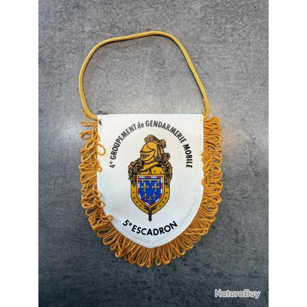 Fanion gendarmerie mobile 5e escadron dreux