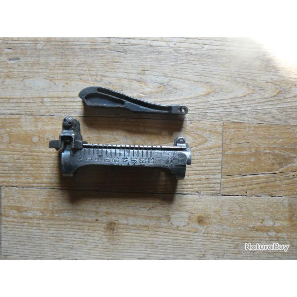 Trois morceaux de hausse mauser 98