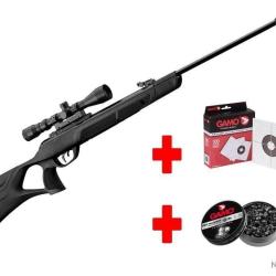 Gamo Pack G-MAGNUM 1250 cal.5.5 + 3-9 x 40 WR + Cible + bo&icirc;te de plombs