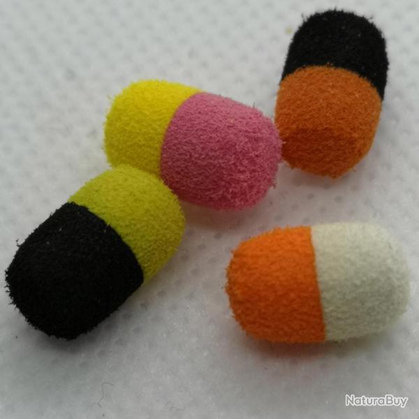 MFT � - EVA DUMBLE ZIG � 8 mm x 13 mm / Dumbell mousse flottante EVA - Bicolore