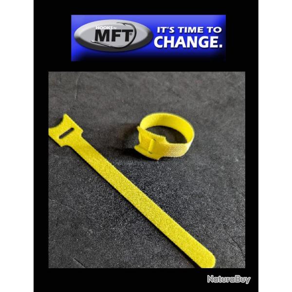 Bande d'attache pour canne  pche - Jaune