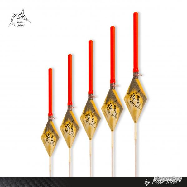 Flotteur CC 002 Pr�fendu 0.40 gr Rouge