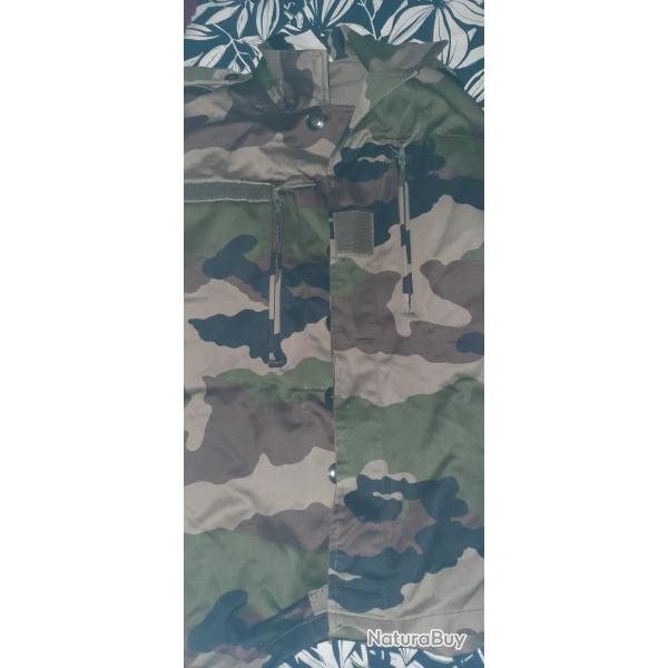 Veste de treillis camouflage centre Europe mod�le F2 r�glementaire Arm�e Fran�aise
