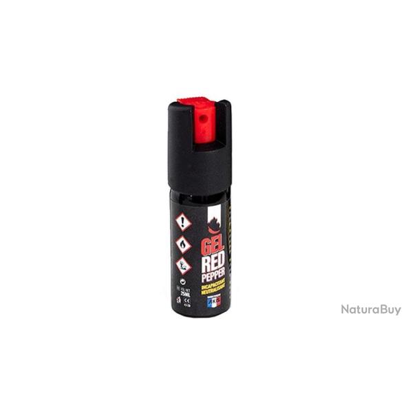 Bombe de d�fense GEL RED PEPPER 25ML