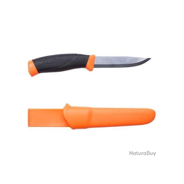 POIGNARD MORA COMPAGNION ORANGE/NOIR