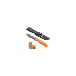 Couteau SMITHS COMBO SKINNER + Affuteur ORANGE