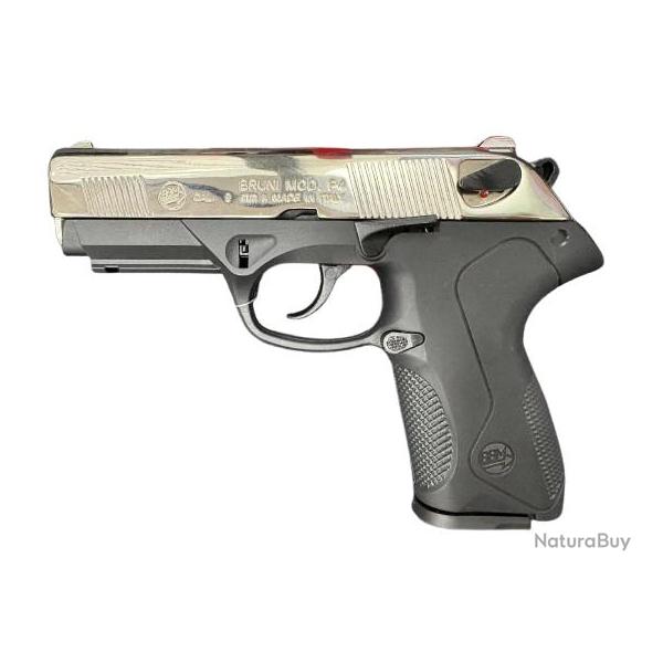 PISTOLET D'ALARME BBM 92 NICKELE 9MM PAK