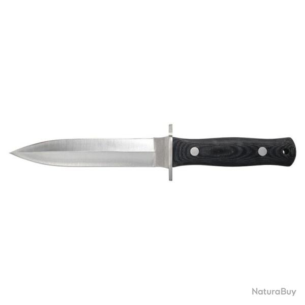 Dague JOKER MICARTA noir 15cm
