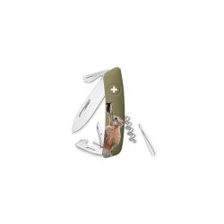 Couteau SWIZA D03 LIEVRE KAKI