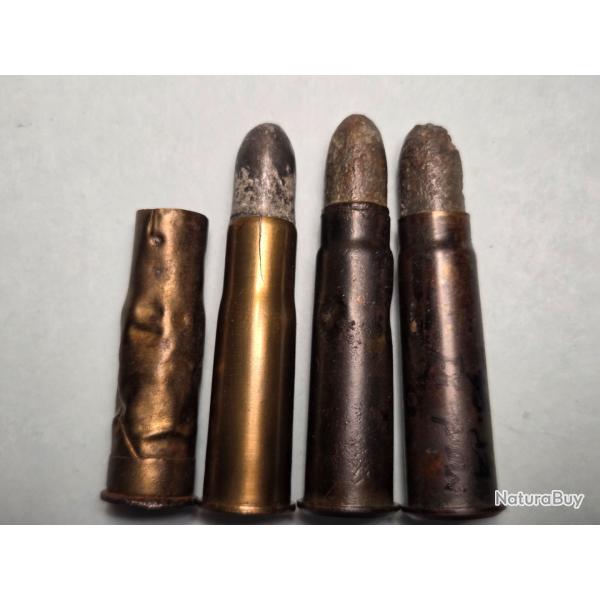 Un petit lot de fouille + une 11mm Remington gyptien collet fendu