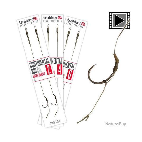 Bas de Ligne Trakker Continental Rig (par 2) n� 6
